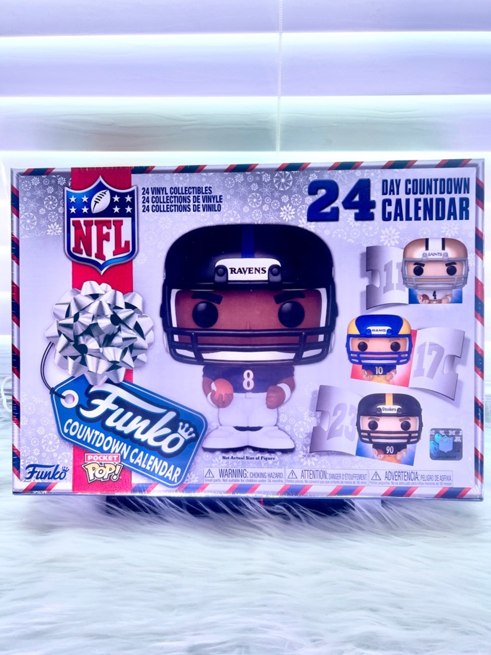NFL Pocket Pop! 24-Day Countdown Calendar - Blue & White